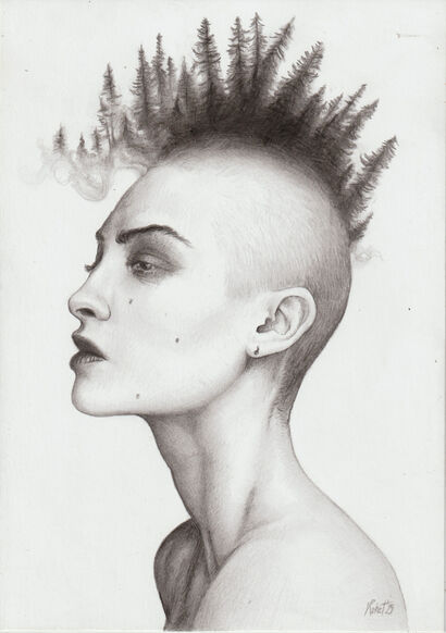 Esprit sauvage - a Paint Artowrk by Raket Vincent